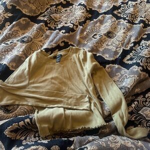 Forever 21 Olive Green Crop Top
